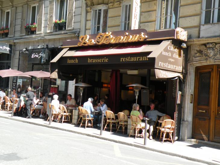  lunch, brasserie , restaurant , le terminus , rue du Bac