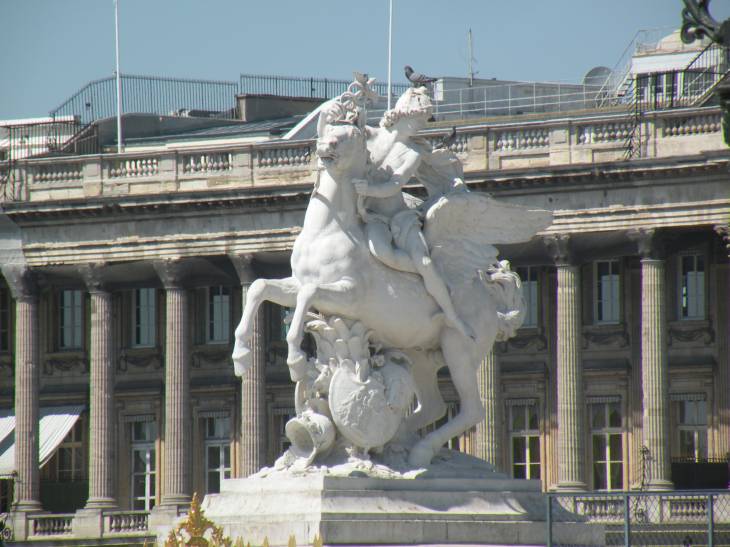  statue questre , jardin des Tuileries