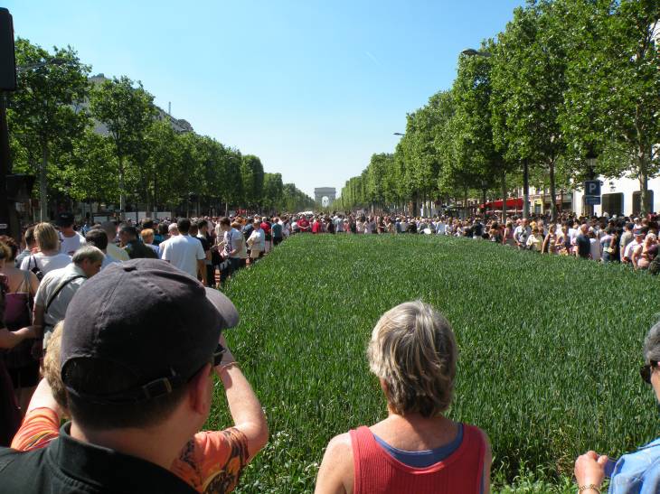  Champs Elyses, les paysans  Paris