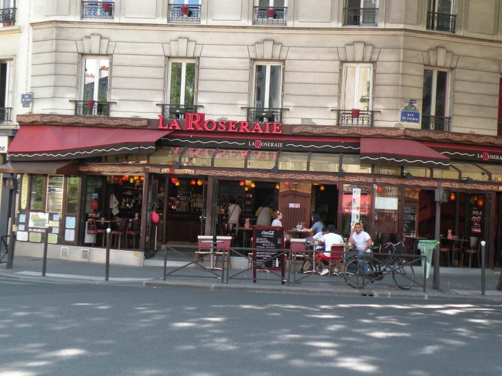  Brasserie la Roseraie, rue de Tolbiac