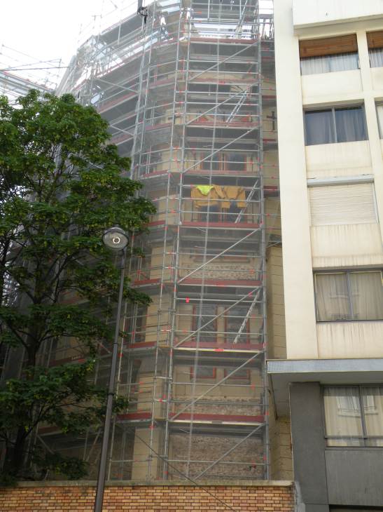   Eglise Notre-Dame du Liban en cours de restauration