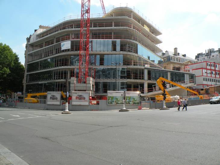  immeuble en cours de construction, Cardinal Lemoine