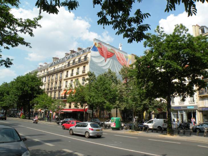  trompe l'oeil, boulevard du Temple