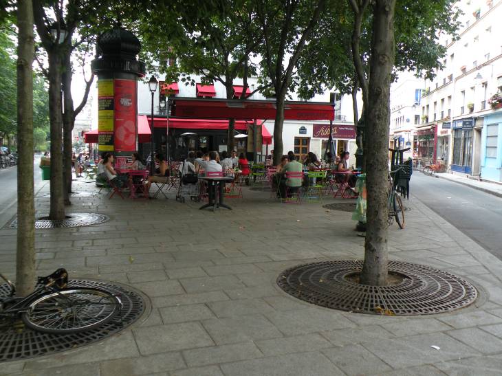  terrasse de cafs, place Nathalie Lml