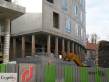  piliers, nouvel immeuble en chantier, hpital Sainte-Anne