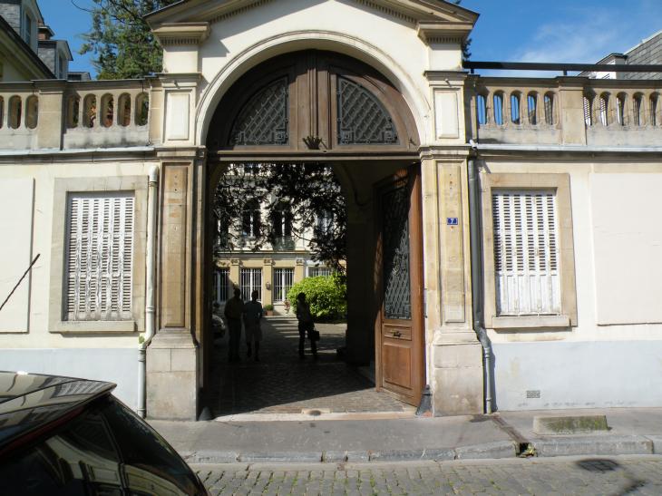  porche d'entre, rue Vautier Le Noir