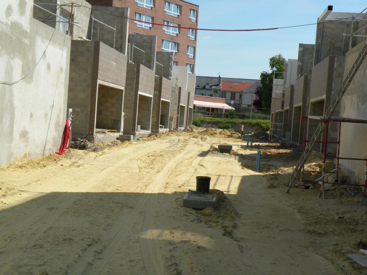  chantier d'immeuble, rue Folle Peine