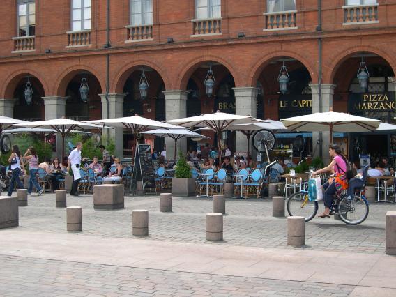  Terrasses de caf, place du Capitole