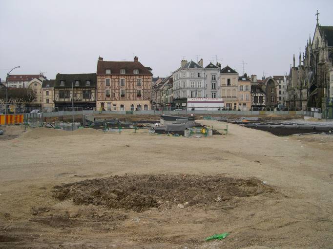  parking souterrain en construction